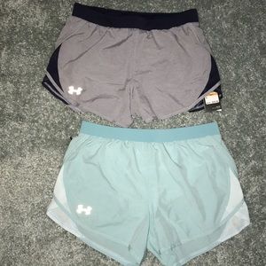 Two New Small Under Armour Women’s Running Shorts